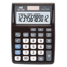 Charger l'image dans la galerie, Desk Calculator Solar & Battery Power 12 Digit Display Multi-Functional Big Button for Business Office School Calculating