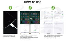 Load image into Gallery viewer, iPhone to 3.5mm Splitter 2 in 1 Adapter to AUX Headphone and Charger with Control Buttons