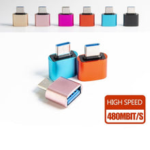 Load image into Gallery viewer, Mini Micro Type-C Male to OTG USB Female Adapter Cable Converter Data Transmission