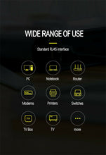 Load image into Gallery viewer, 10m Router Internet Patch Lead LAN Ethernet Network Cable