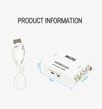 Load image into Gallery viewer, HDMI To AV Converter RCA Composite Video Adapter 1080P Support NTSC/PAL