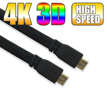 Load image into Gallery viewer, HDMI Flat Cable 4K"2K HD V1.4 High Speed Ultra Ethernet 3D 1080P 5M