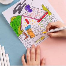 Charger l'image dans la galerie, 12 Colours Dual Heads Marker Pens Fine Tip and Broad Tip