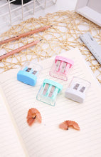 Charger l'image dans la galerie, Pencil Sharpener Dual Holes Assorted Colours Mini Set