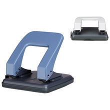 Charger l&#39;image dans la galerie, 2 Hole Punch, Hole Puncher, 35 Sheet Punch Capacity, Low Force Required, Black/Gray
