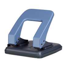 Charger l&#39;image dans la galerie, 2 Hole Punch, Hole Puncher, 35 Sheet Punch Capacity, Low Force Required, Black/Gray
