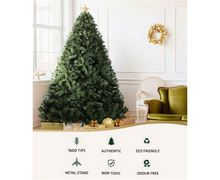 Charger l&#39;image dans la galerie, Christmas Tree 2.4M Xmas Trees Decorations Green 1500 Tips
