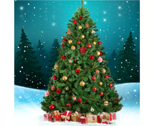 Charger l&#39;image dans la galerie, Christmas Tree 2.4M Xmas Trees Decorations Green 1500 Tips
