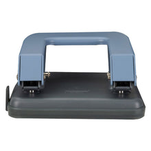 Charger l&#39;image dans la galerie, 2 Hole Punch, Hole Puncher, 35 Sheet Punch Capacity, Low Force Required, Black/Gray
