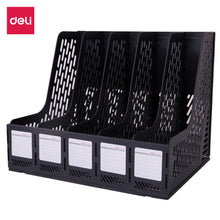 Load image into Gallery viewer, Magazine File Holder/Desk Organizer for Office Organization and Storage with 5 Vertical Compartments
