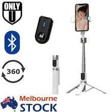 Charger l&#39;image dans la galerie, High Quality Bluetooth Selfie Stick Tripod Stand for Android iPhone Fill Light AU
