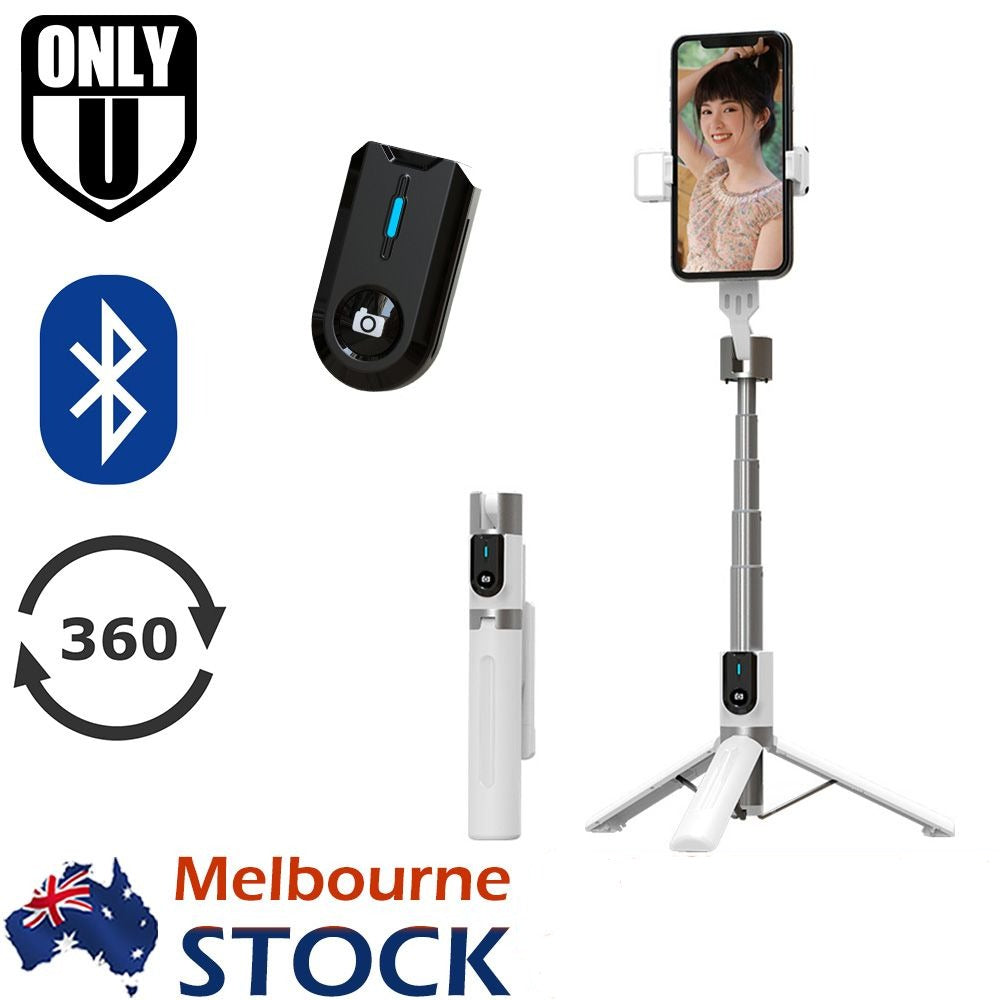 High Quality Bluetooth Selfie Stick Tripod Stand for Android iPhone Fill Light AU