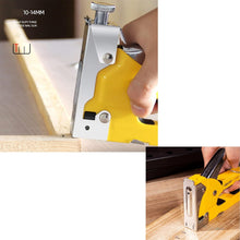 Charger l&#39;image dans la galerie, 3 in 1 Staple Gun Heavy Duty with 3 TYPES Staples Adjustment for Wood, Upholstery, Carpentry
