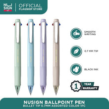 Load image into Gallery viewer, Ballpiont Pens Retractable Bold Pen with Four Colour Inks 0.7mm
