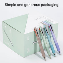 Load image into Gallery viewer, Ballpiont Pens Retractable Bold Pen with Four Colour Inks 0.7mm
