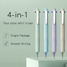 Load image into Gallery viewer, Ballpiont Pens Retractable Bold Pen with Four Colour Inks 0.7mm
