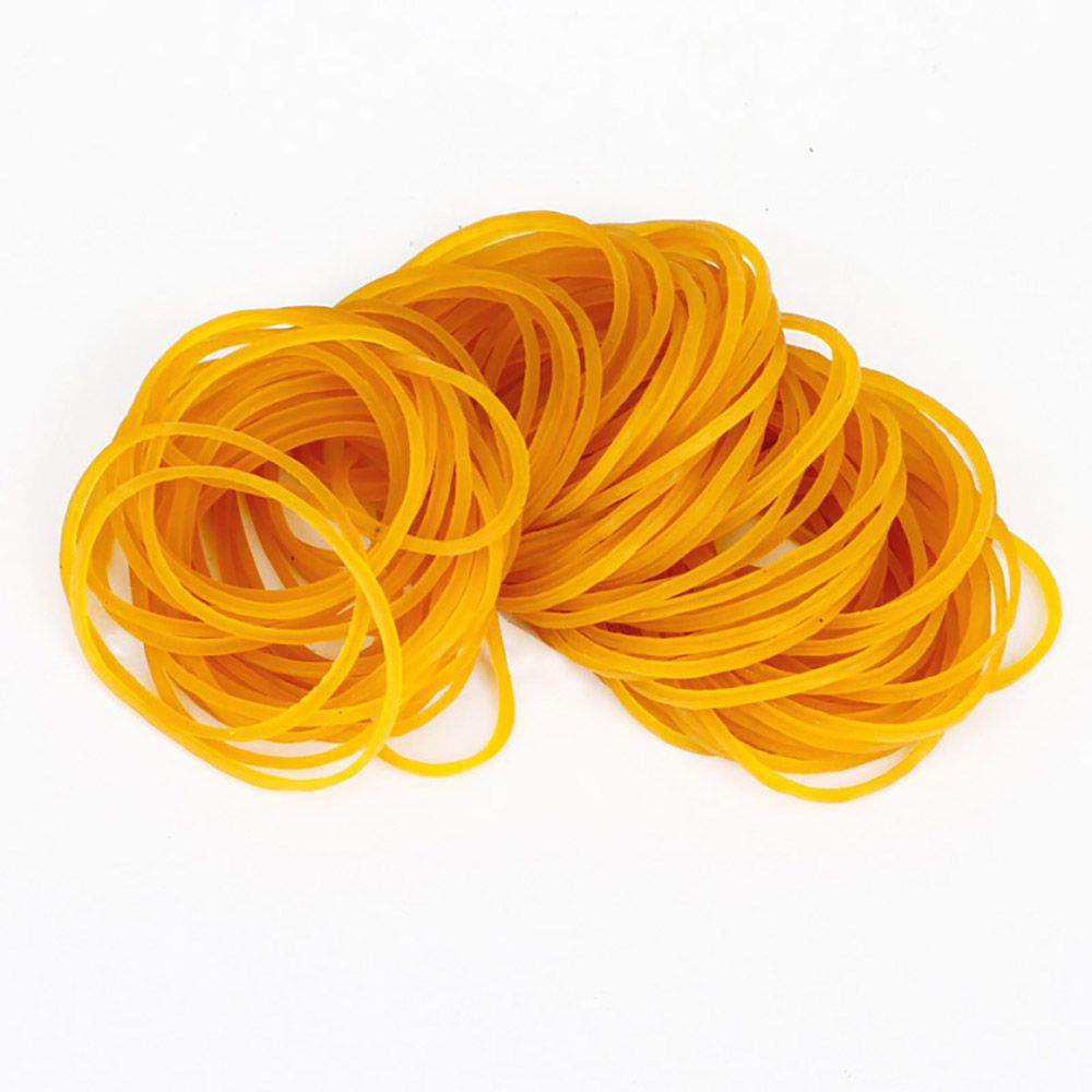 Rubber Bands Size Strong Yellow Elastic Home Office Ties Rope 500pcs