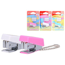 Charger l&#39;image dans la galerie, Mini School Stapler 15 Sheets Capacity Paper Binder Binding Integrated Staples Remover
