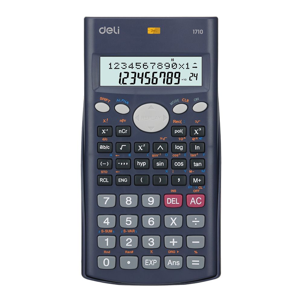 Scientific Calculator Mathematics Advanced Function 240F-10+2 Digits Black for Students