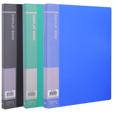 Display Book Folder Standard Size A4 40 Pockets 3 Pack