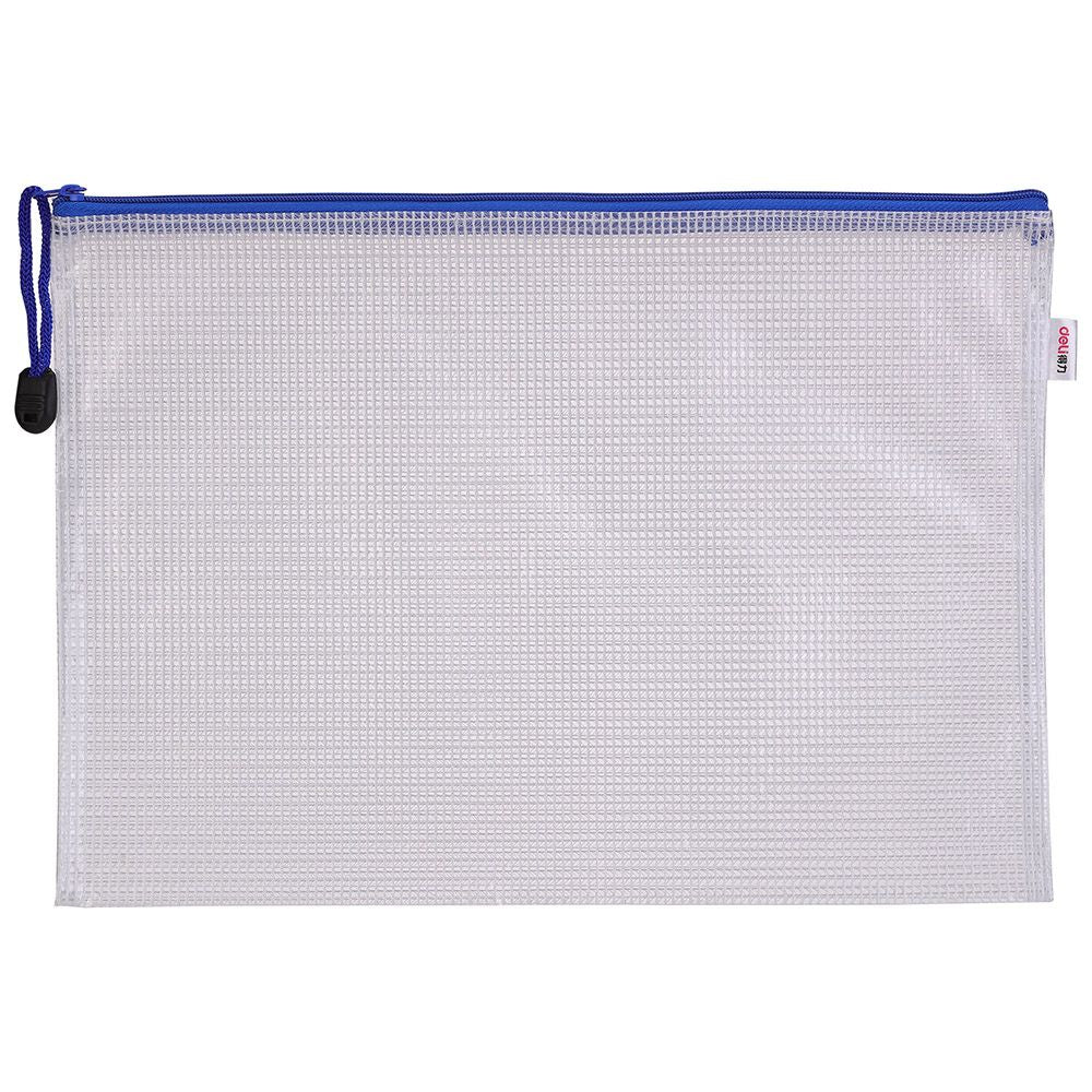 Mesh Zipper Pouch 20pcs, Standard A4 Size Waterproof Zipper Bags - 0.23mm PVC Material, Four Vibrant Colours