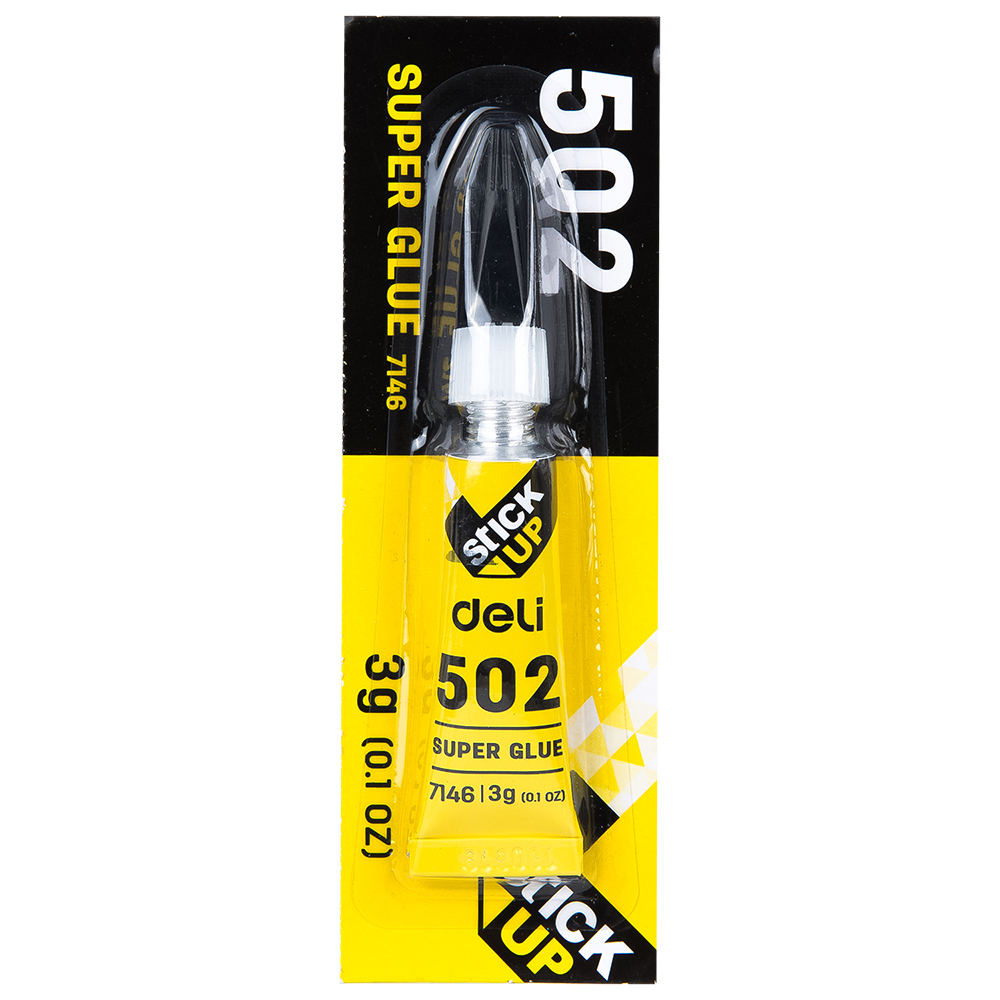 Super Glue 502 Super Glue Instant Cyanoacrylate Adhesive (3g) 8pcs