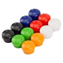 Charger l&#39;image dans la galerie, Magnets for Whiteboard 15mm Diameter Assorted Colour 12pcs
