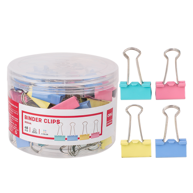 Foldback Clips 25mm Assorted 48 Pack