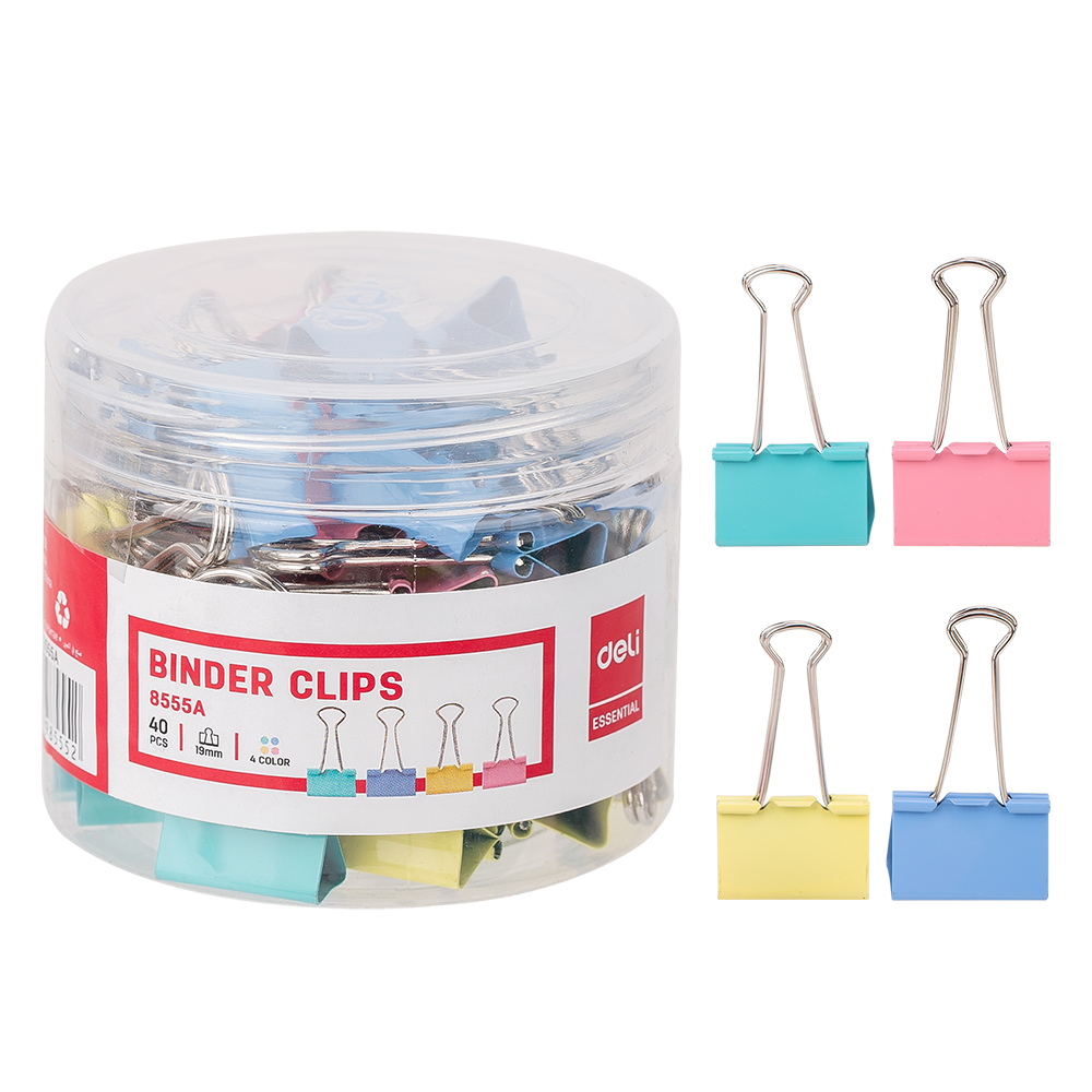 Foldback Clips 19mm Assorted 40 Pack