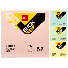 Load image into Gallery viewer, Sticky Notes 76×76mm 400sheets/Pad Self-Sticky Notes, 4 Pads Index Tab Sticker Markers Message Memo
