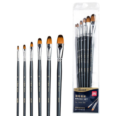 6pcs Artist Paint Brush Set Multi-Functional Brushes for Gouache, Watercolour, Acrylic Beginner or Professional, Kids or Adults