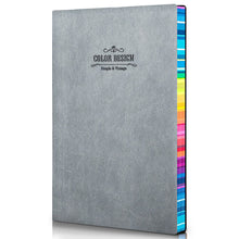 Load image into Gallery viewer, Leather Cover Notebook Grey Colour 112 sheets
