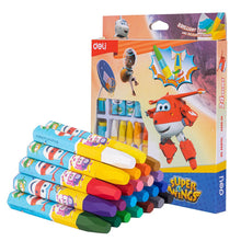 Load image into Gallery viewer, 24 Colours Crayons with Sharpener and Extender Non-Toxic, Acid-Free
