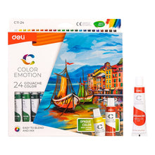 Load image into Gallery viewer, Gouache Colour Set 24 Colours 12ml Tube Gouache Craft Art Painting
