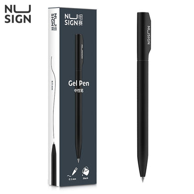 Gel Pen Bullet Tip Gel Black Ink One Way Rotation 0.5mm 40000cm Writing Length