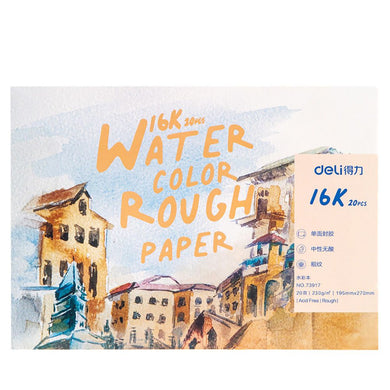 Watercolor Paper Rough Drawing Painting White Paper 16K 230gsm Arcylic