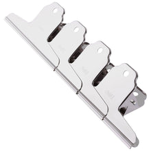 Load image into Gallery viewer, 24 Pack Large Binder Clips, 127mm Metal Hinge Clip, Large Bulldog Clip, Metal Binder Paper Clips, Silver Tone Stainless Steel Binder Paper Clamps, File Money Clamps for Office School
