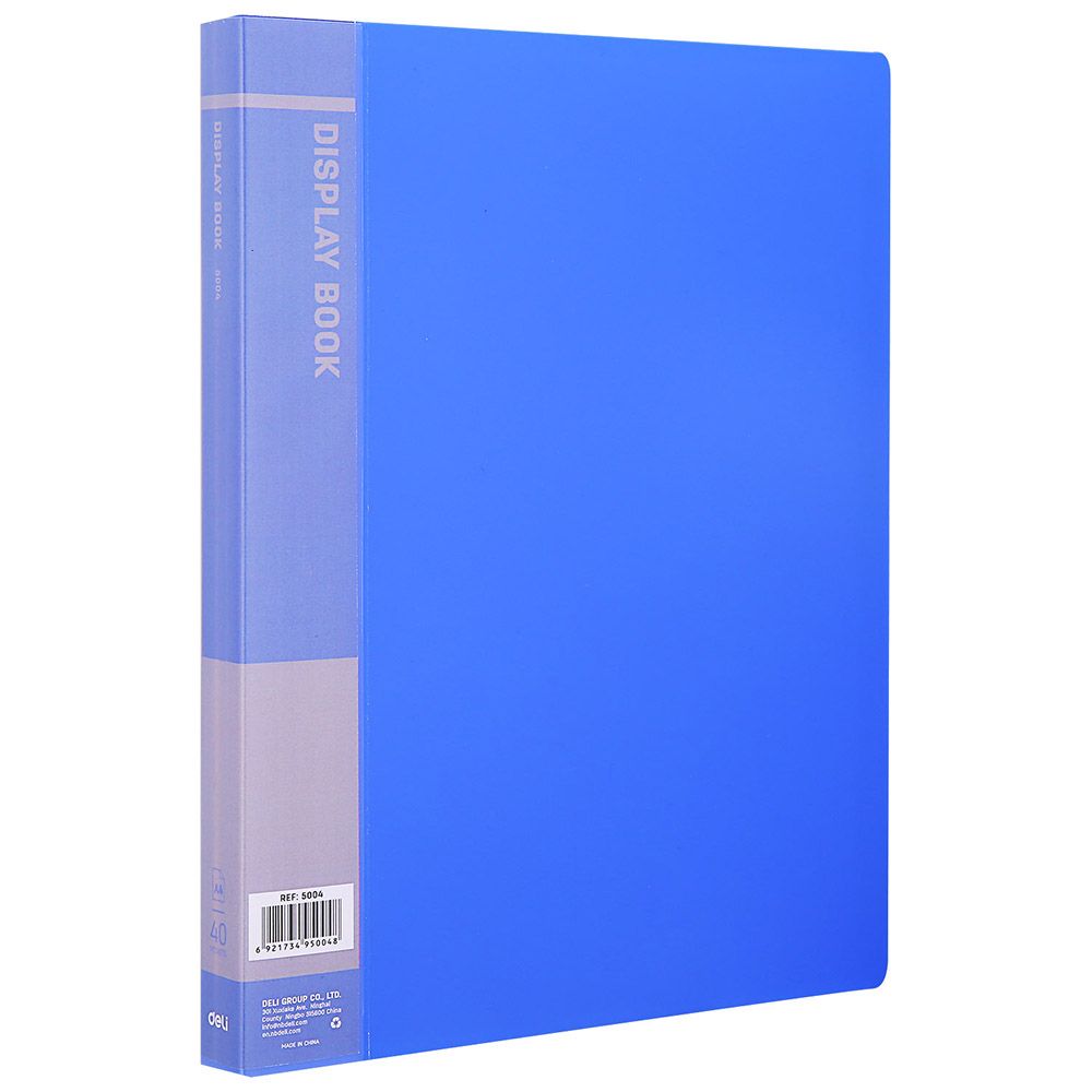 Display Book Folder Standard Size A4 40 Pockets 3 Pack