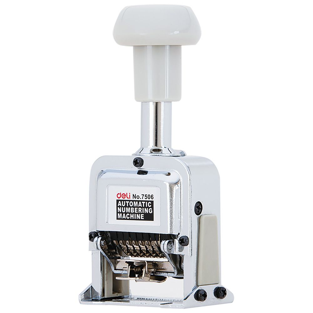 Deli Heavy Duty Numbering Machine 6 Digit – Yep Plaza