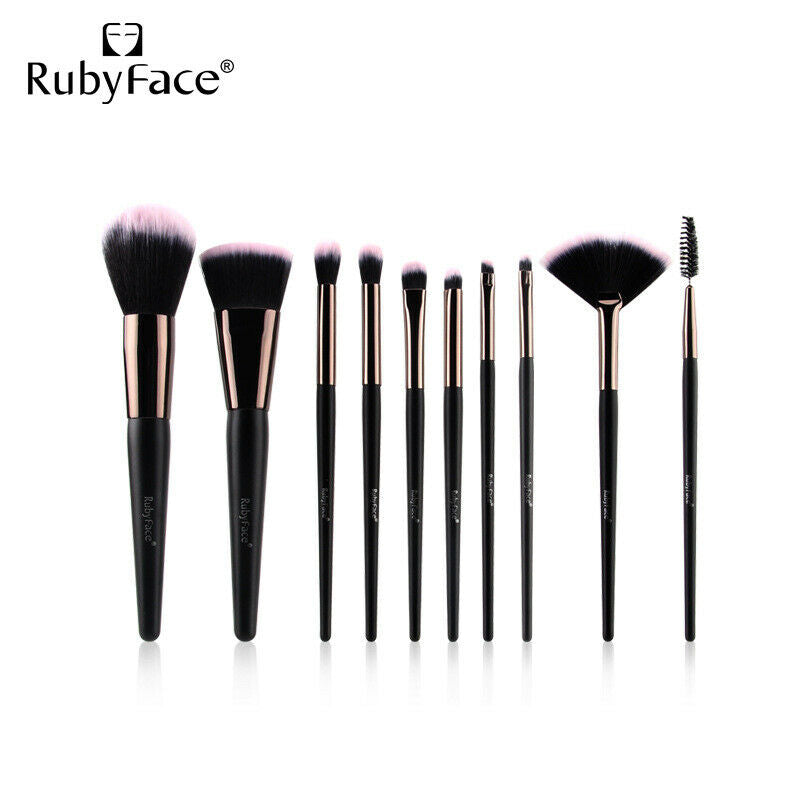 10pcs Professional Makeup Brush Set - Unleash Your Beauty Potential Cosmetic Brushes