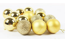 Load image into Gallery viewer, Christmas Decorations Baubles 6cm Colour Balls Party Wedding Ornament 24Pcs
