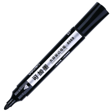 Permanent Markers Refillable - Pack of 10, Double Capacity, Non-Fading Ink, Silky Smooth, and Abrasion Resistant