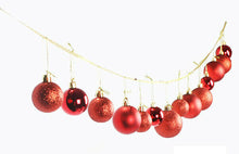 Load image into Gallery viewer, Christmas Decorations Baubles 6cm Colour Balls Party Wedding Ornament 24Pcs
