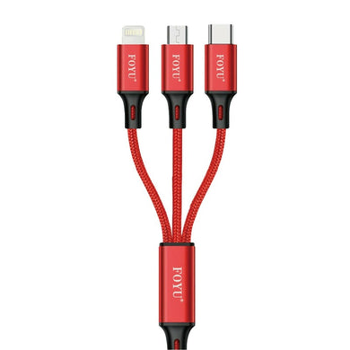 Multi Charging Cable 3.3ft USB Port Connectors Compatible with Cell Phones Tablets