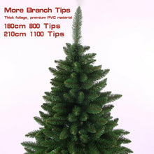 Load image into Gallery viewer, Christmas Tree 2.1M Xmas Trees Decorations Green 1100 Tips
