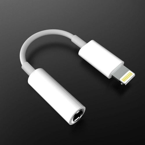 iPhone to 3.5mm AUX Headphone Audio Jack Adapter Cable iPhone 7 8 X XR 11 12 Max