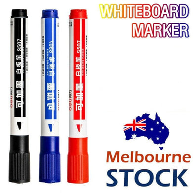 Whiteboard Pen Marker Multicolored Metal Plastic-Able to Refill Ink Longer life 10pcs