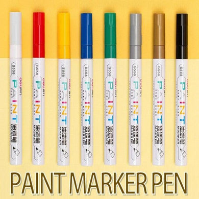 8 Colors Acrylic Paint Pens Art Marker Metal Glass Rock Waterproof 8pcs