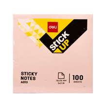 Load image into Gallery viewer, Sticky Notes 76×76mm 400sheets/Pad Self-Sticky Notes, 4 Pads Index Tab Sticker Markers Message Memo
