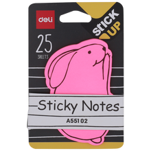 Charger l&#39;image dans la galerie, Colourful Sticky Note Cute Cartoon Animals 25 sheets/pad, 4 pads
